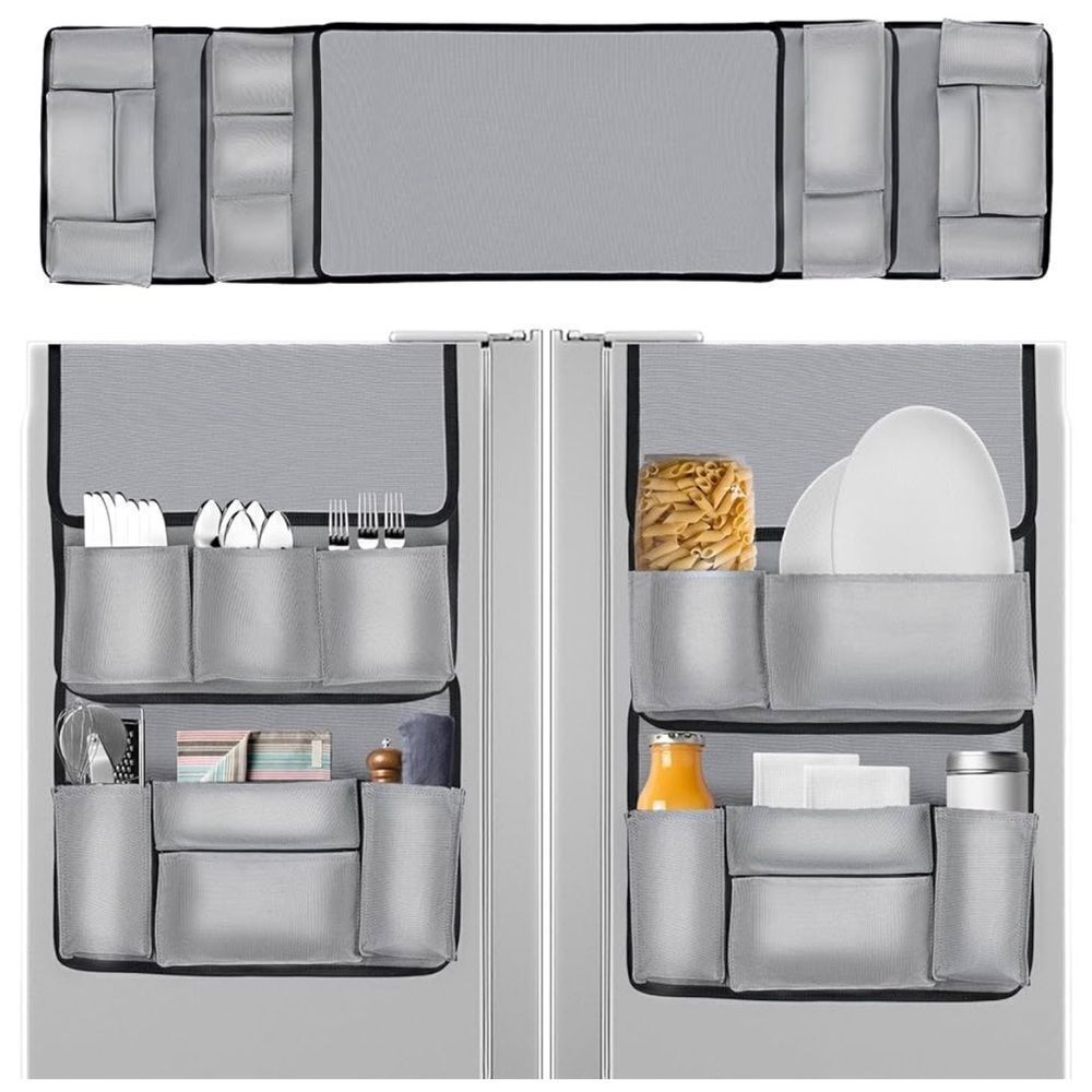 NiHome 5-Pack Mini Fridge Organizer with 14 Pockets
